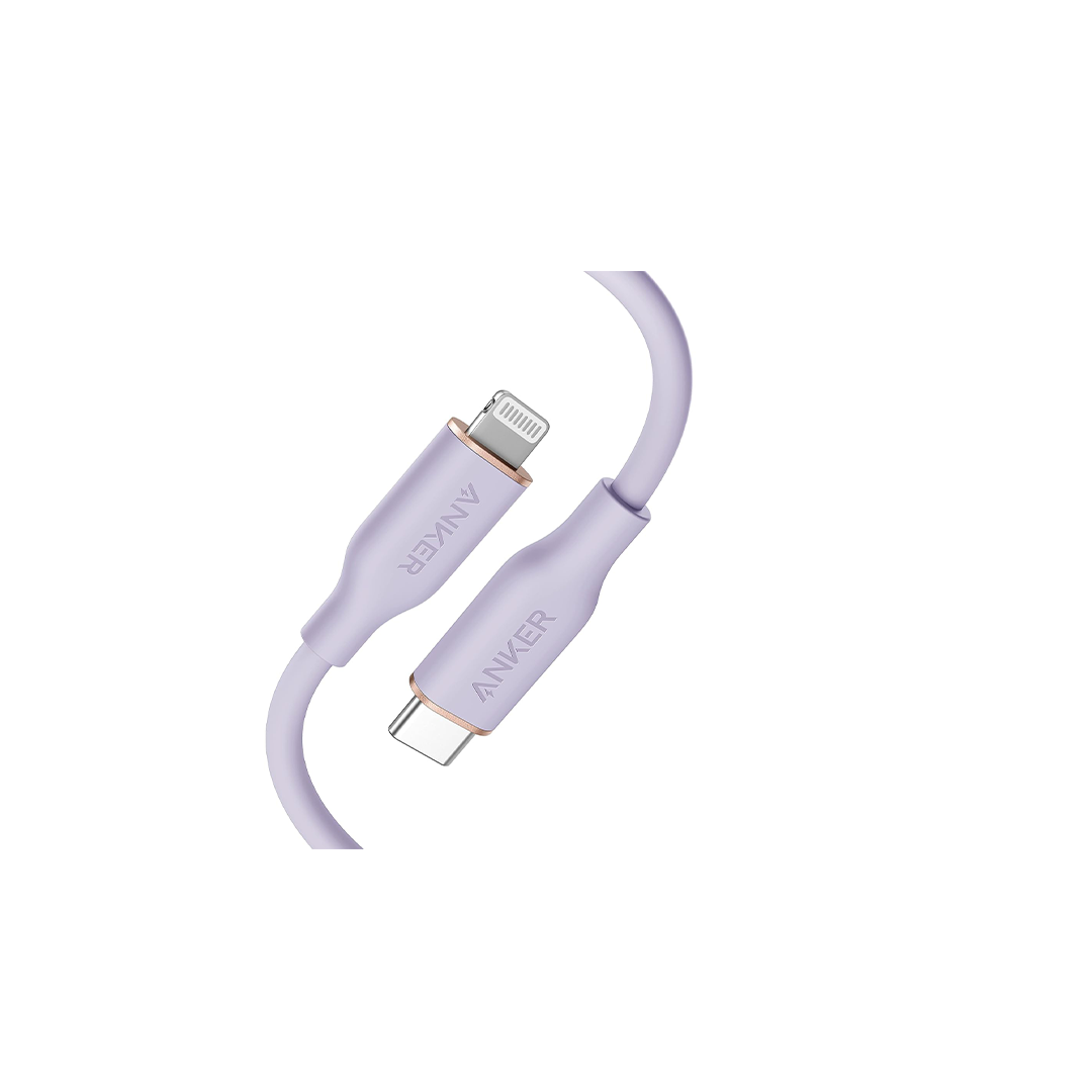 Anker PowerLine III Flow USB-C to Lightning 1.8m - Purple Anker PowerLine III Flow USB-C to Lightning 1.8m - Purple